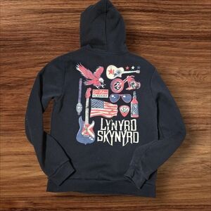 Lynyrd Skynyrd Black Graphic Hoodie